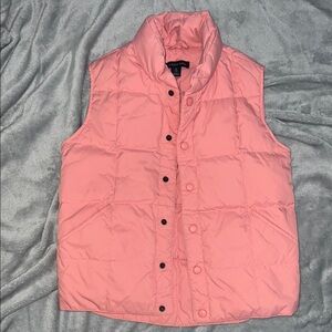 Lands' End Pink Kids Puffer Vest